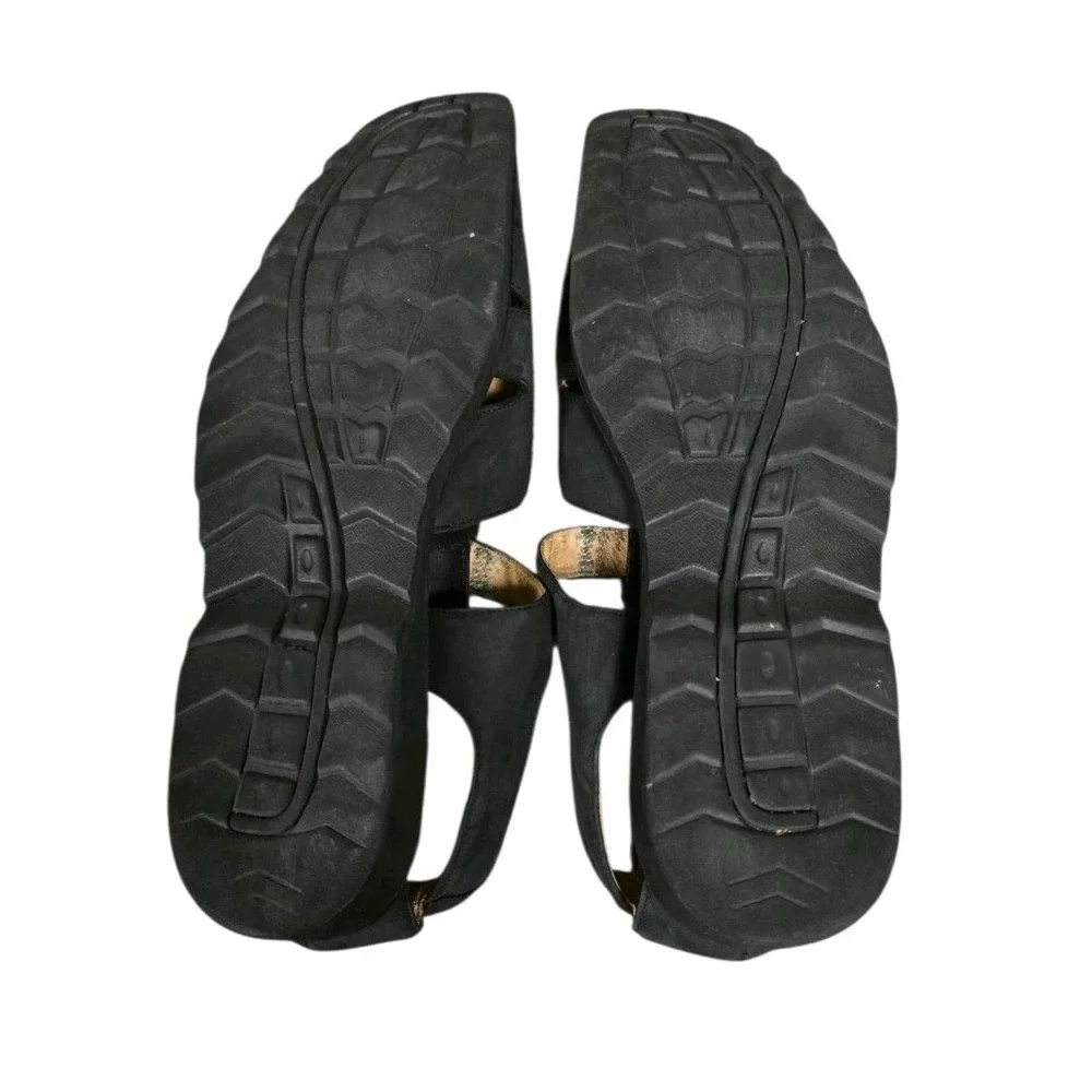 Giorgio Brutini  Mens Leather Sandals‎ Size 10.5 Sandals Black 170961 - Picture 7 of 7